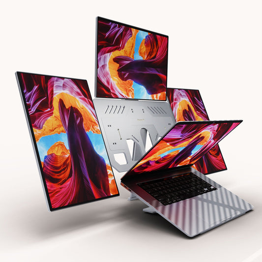 AocAmity TriCreate 16″ Silver Edition – Modular Triple-Screen Freedom