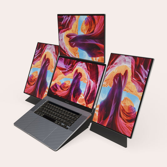 AocAmity TriCreate 16″ Silver Edition – Modular Triple-Screen Freedom