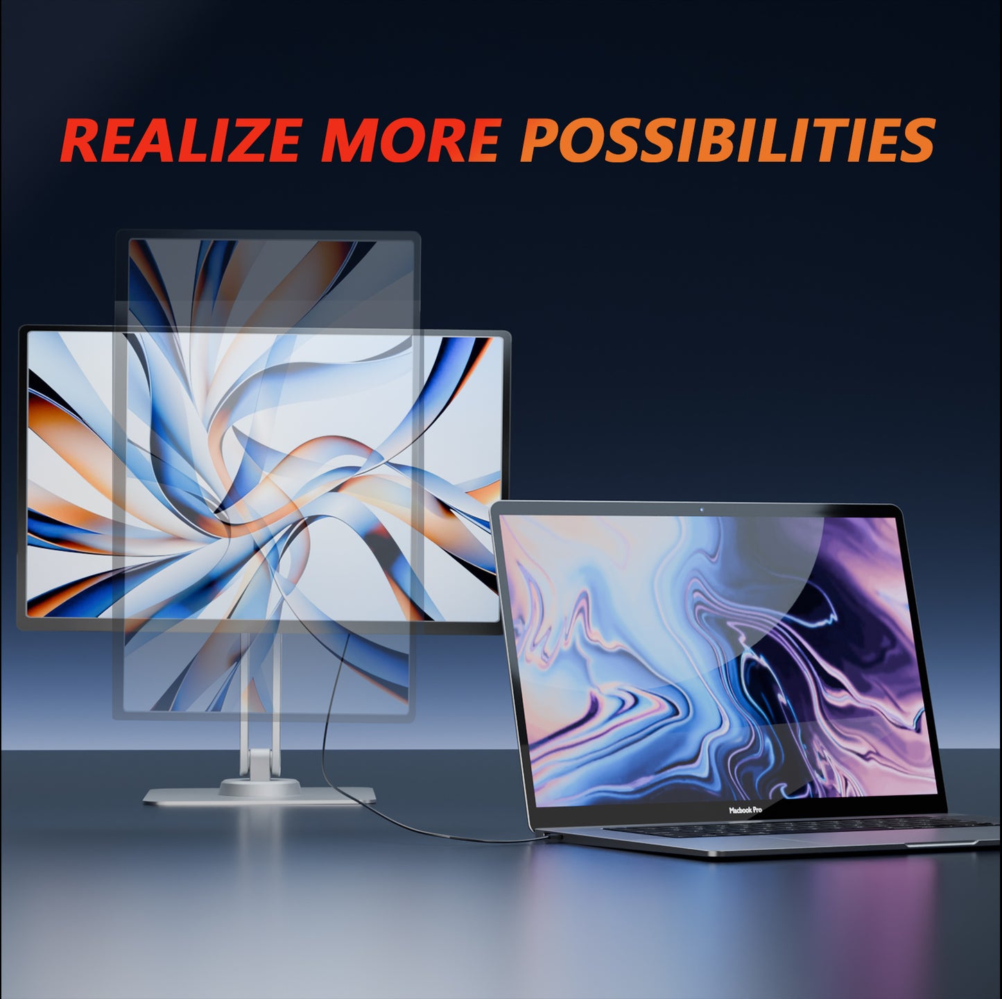 12.3" 2.7K Entertainment Portable Display