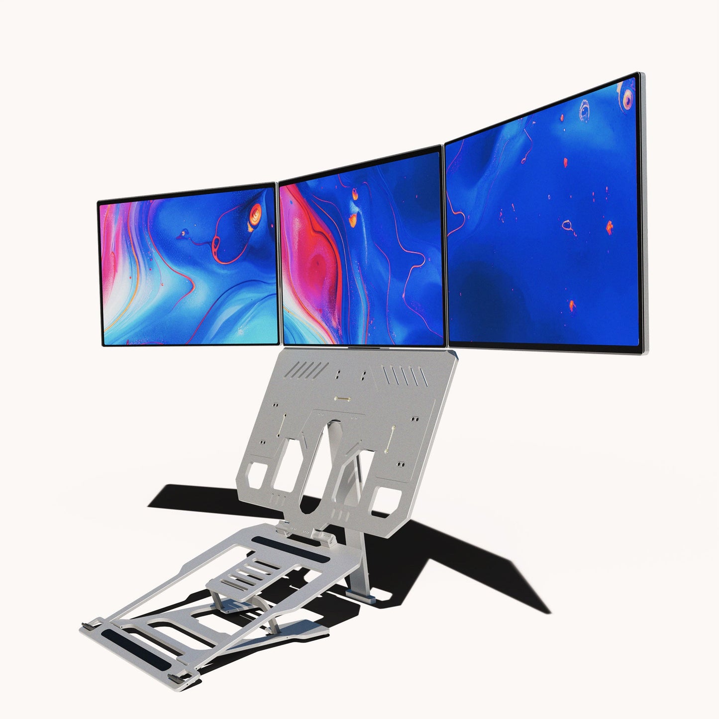 AocAmity TriCreate 16″ Silver Edition – Modular Triple-Screen Freedom