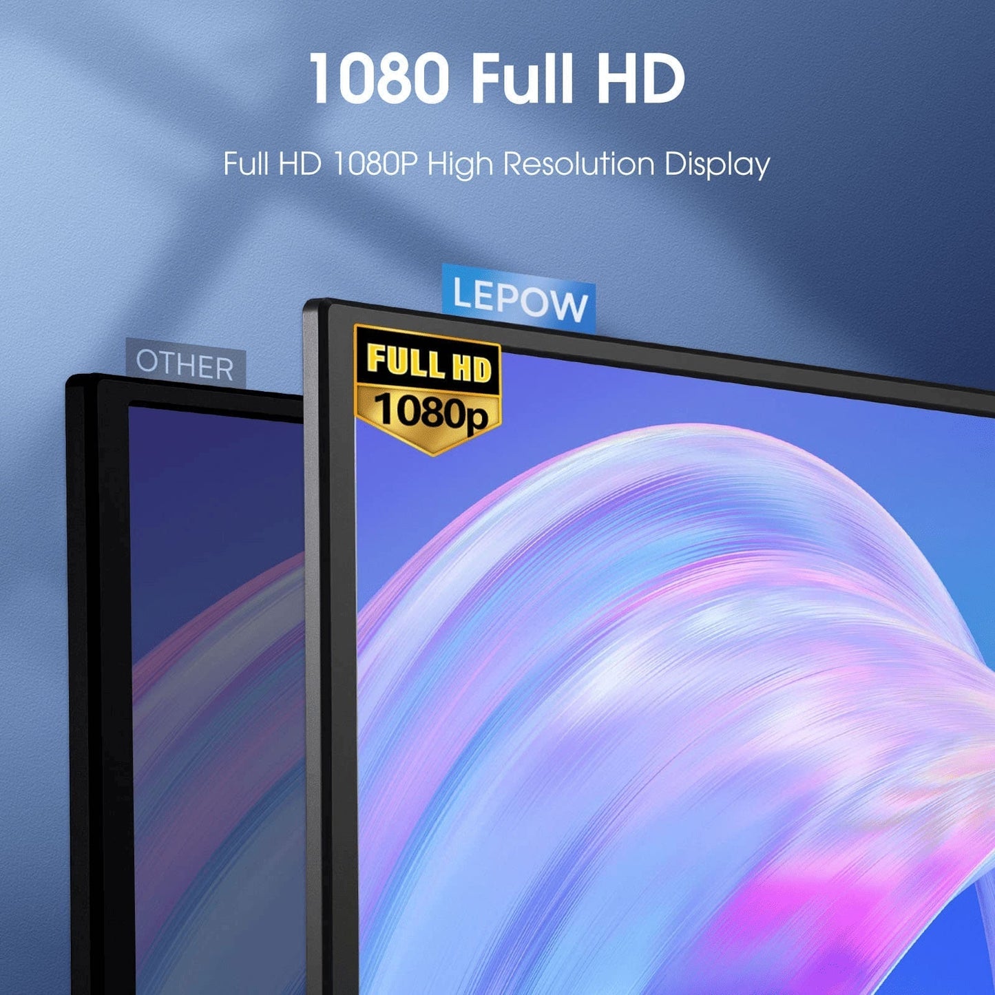 Lepow C2 15.6″ FHD Portable Third Screen – USB-C IPS with Kickstand